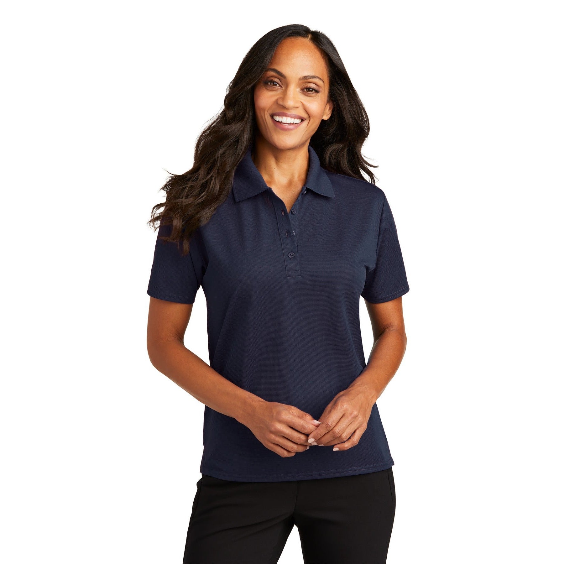 Port Authority-Port Authority® Women's Dry Zone® Ottoman Polo. L525-MedTech-2